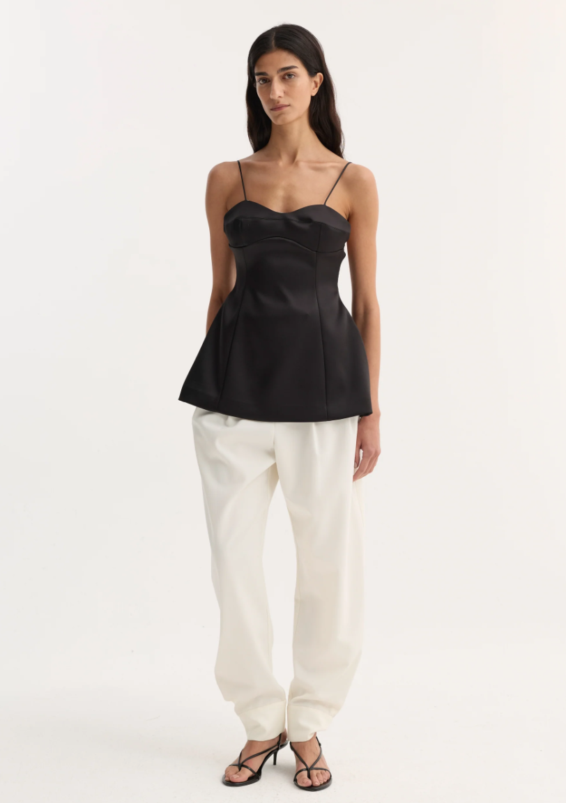 Róhe - Bustier peplum top