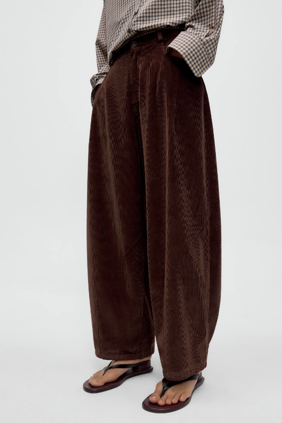 Cordera - Corduroy baggy pants
