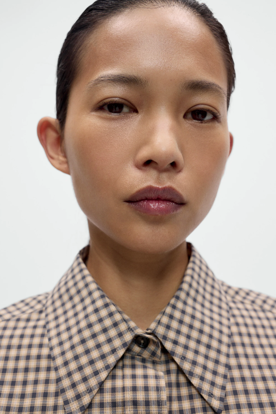 Cordera - Checked bomber shirt