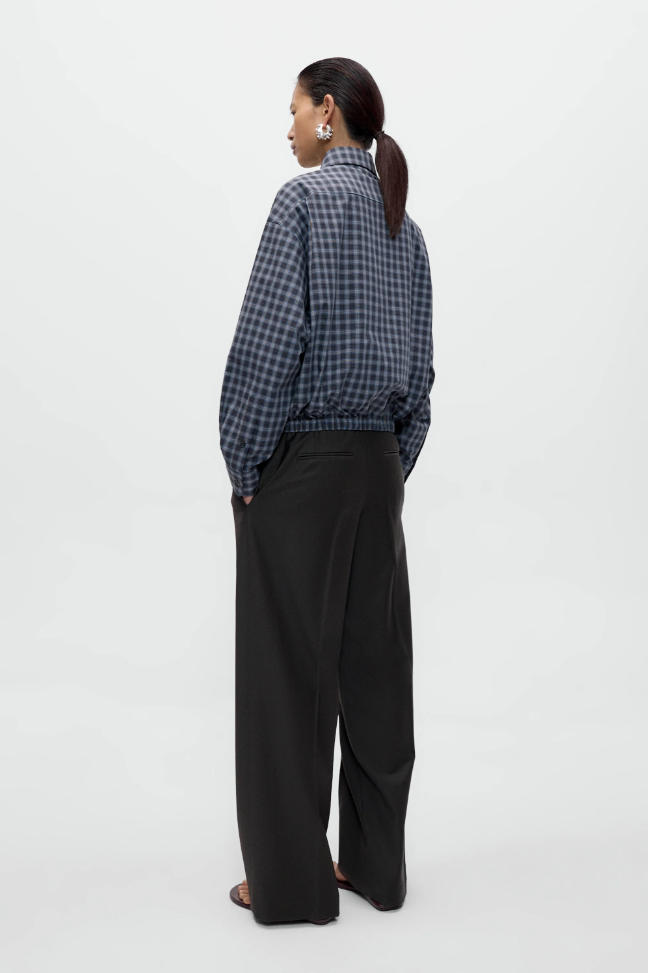 Cordera - Checked bomber shirt
