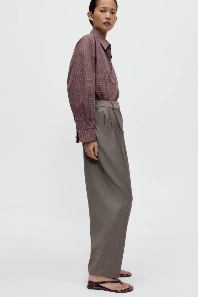 Cordera - Virgin wool masuculin barrel pants