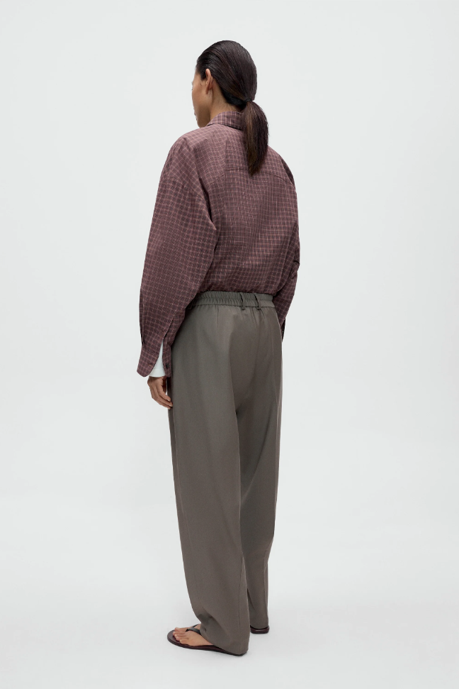 Cordera - Virgin wool masuculin barrel pants