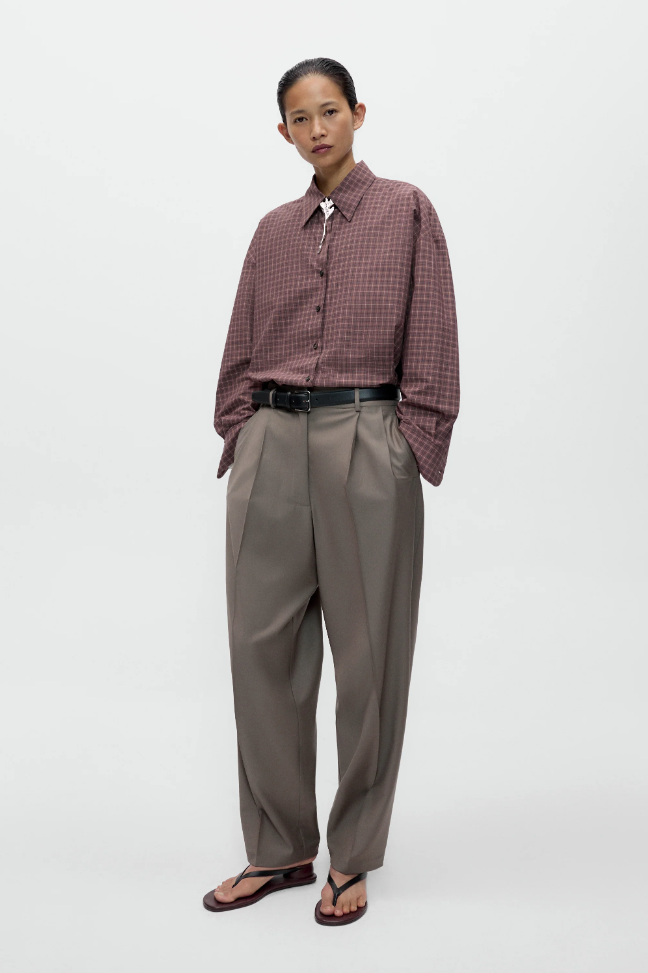 Cordera - Virgin wool masuculin barrel pants