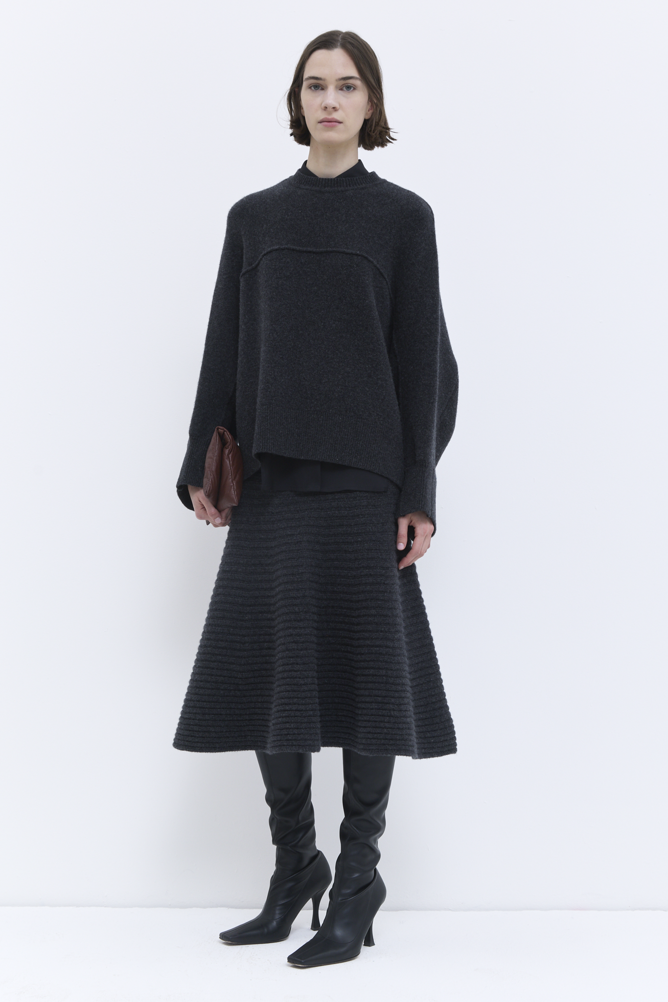 Christian Wijnants - Kiki horizontal seam sweater