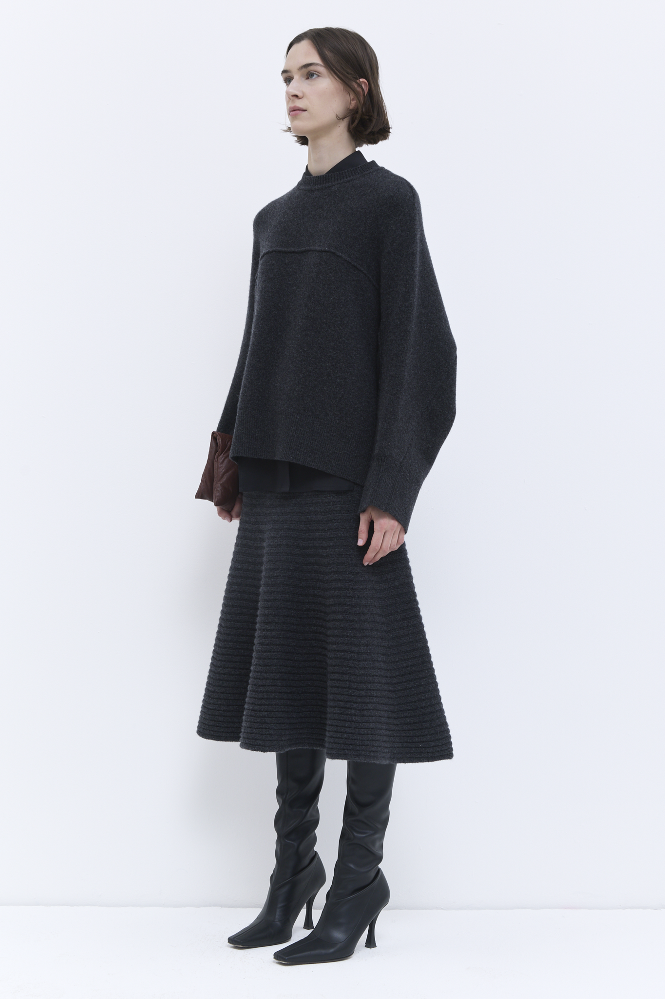 Christian Wijnants - Kiki horizontal seam sweater