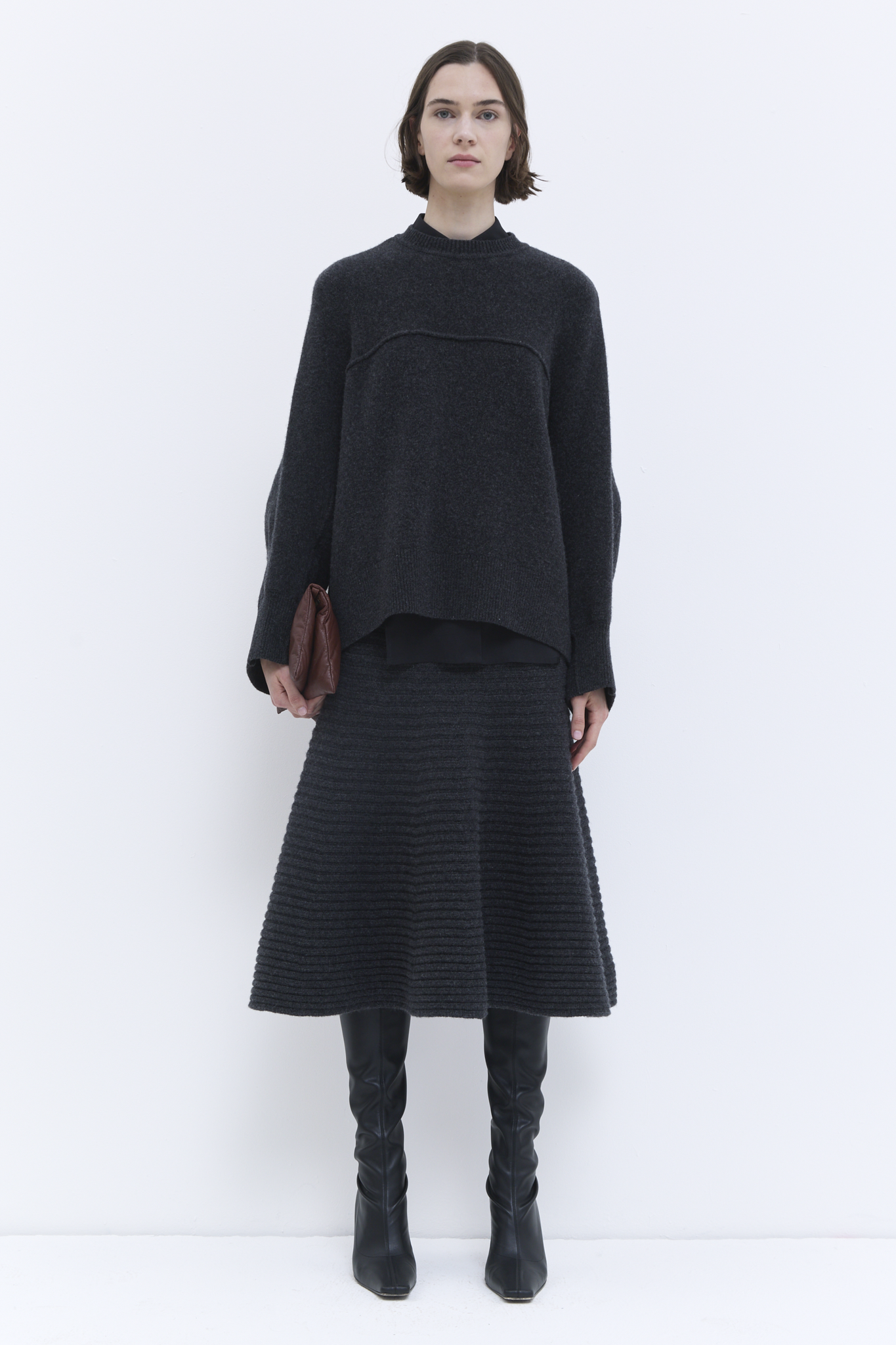 Christian Wijnants - Kiki horizontal seam sweater