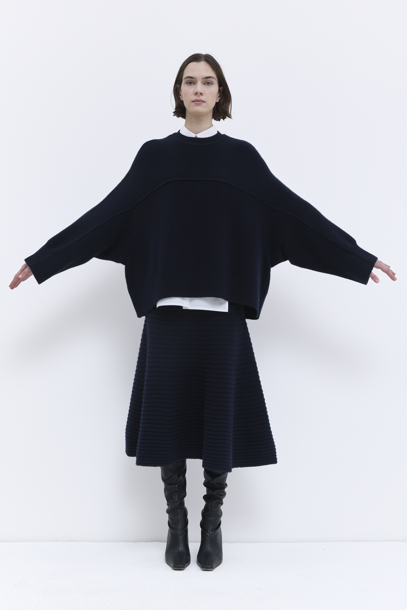 Christian Wijnants - Kikki horizontal seam sweater