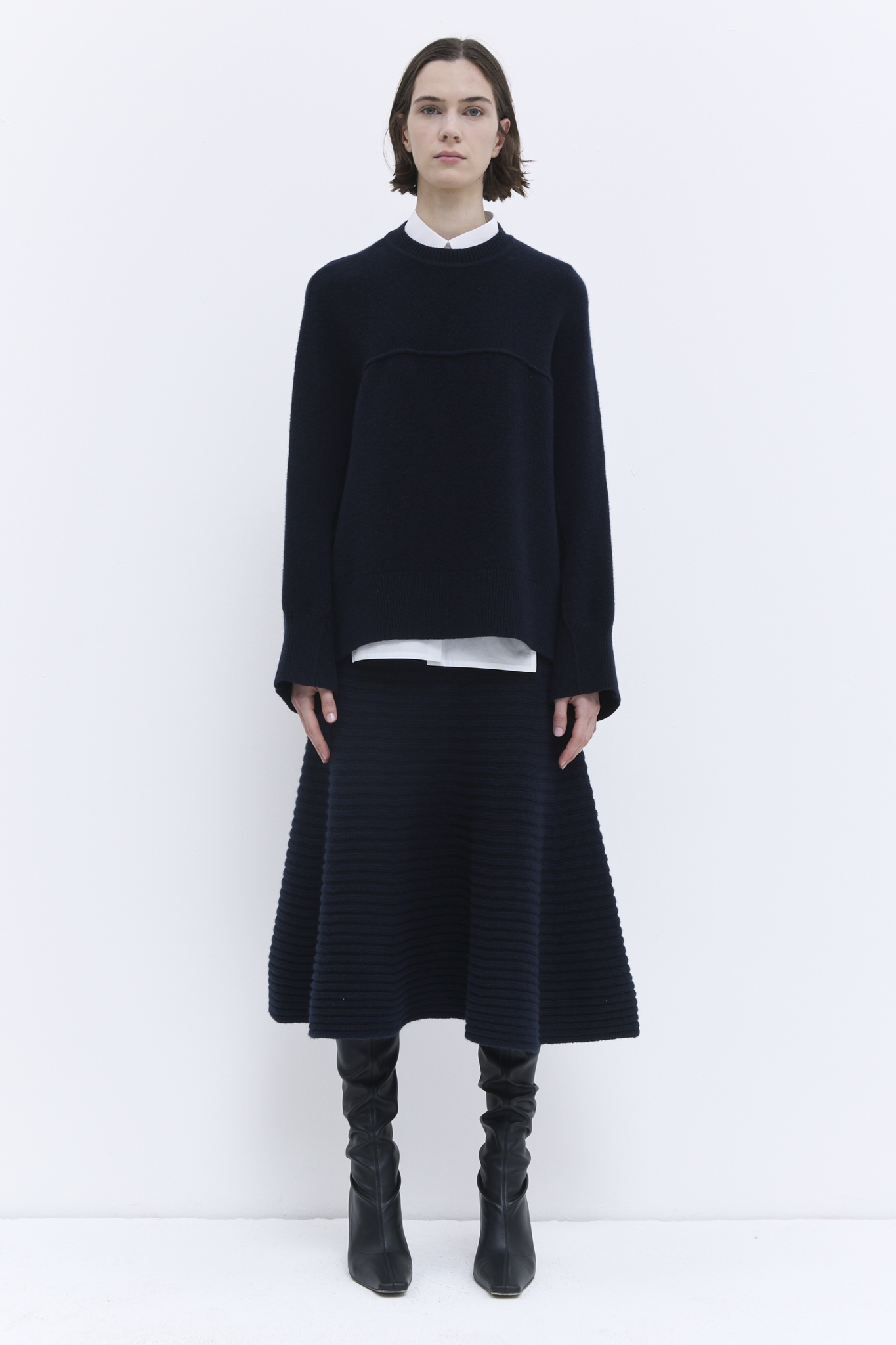 Christian Wijnants - Kikki horizontal seam sweater