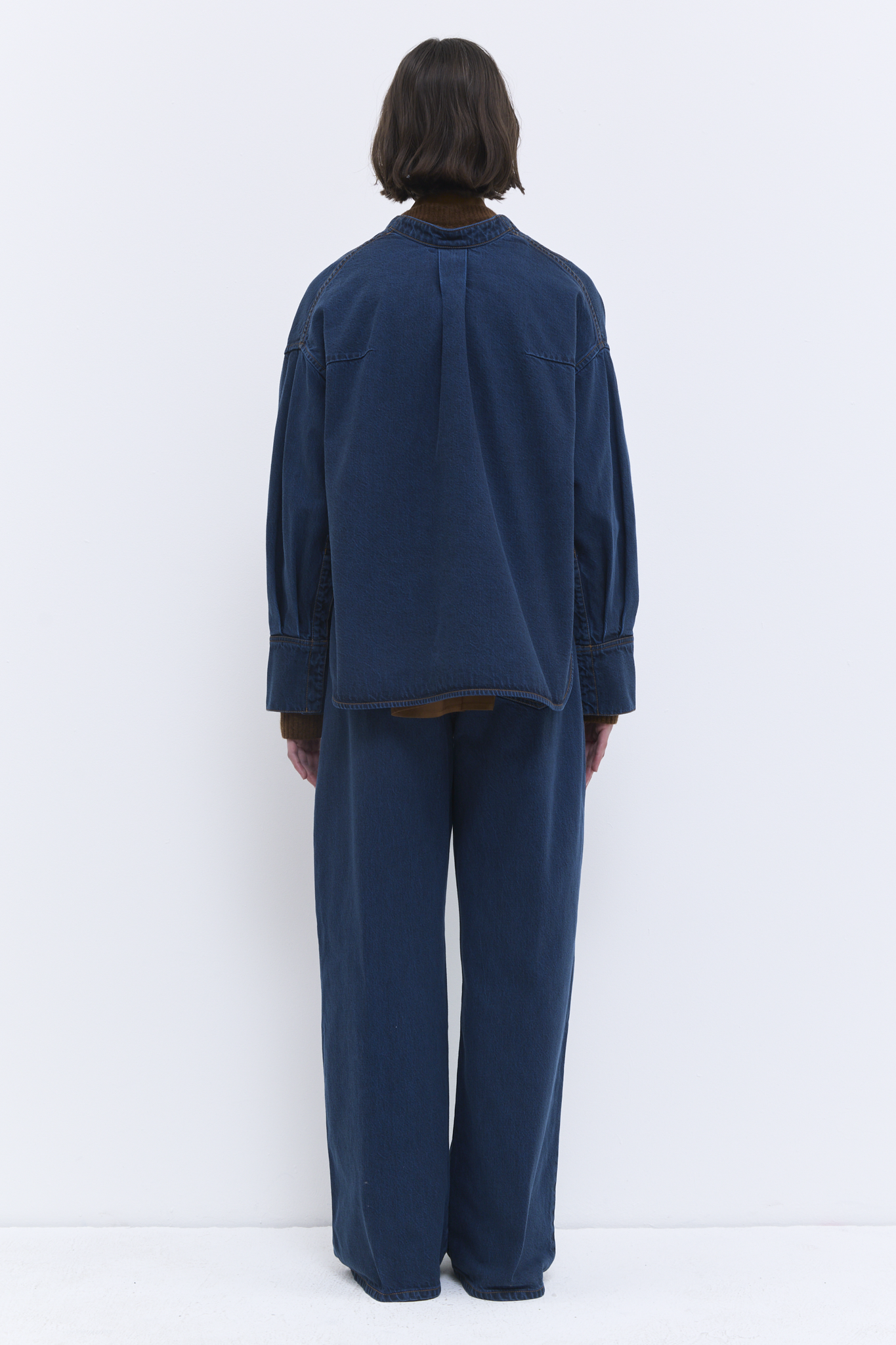 Christian Wijnants - Taroski V neck denim shirt