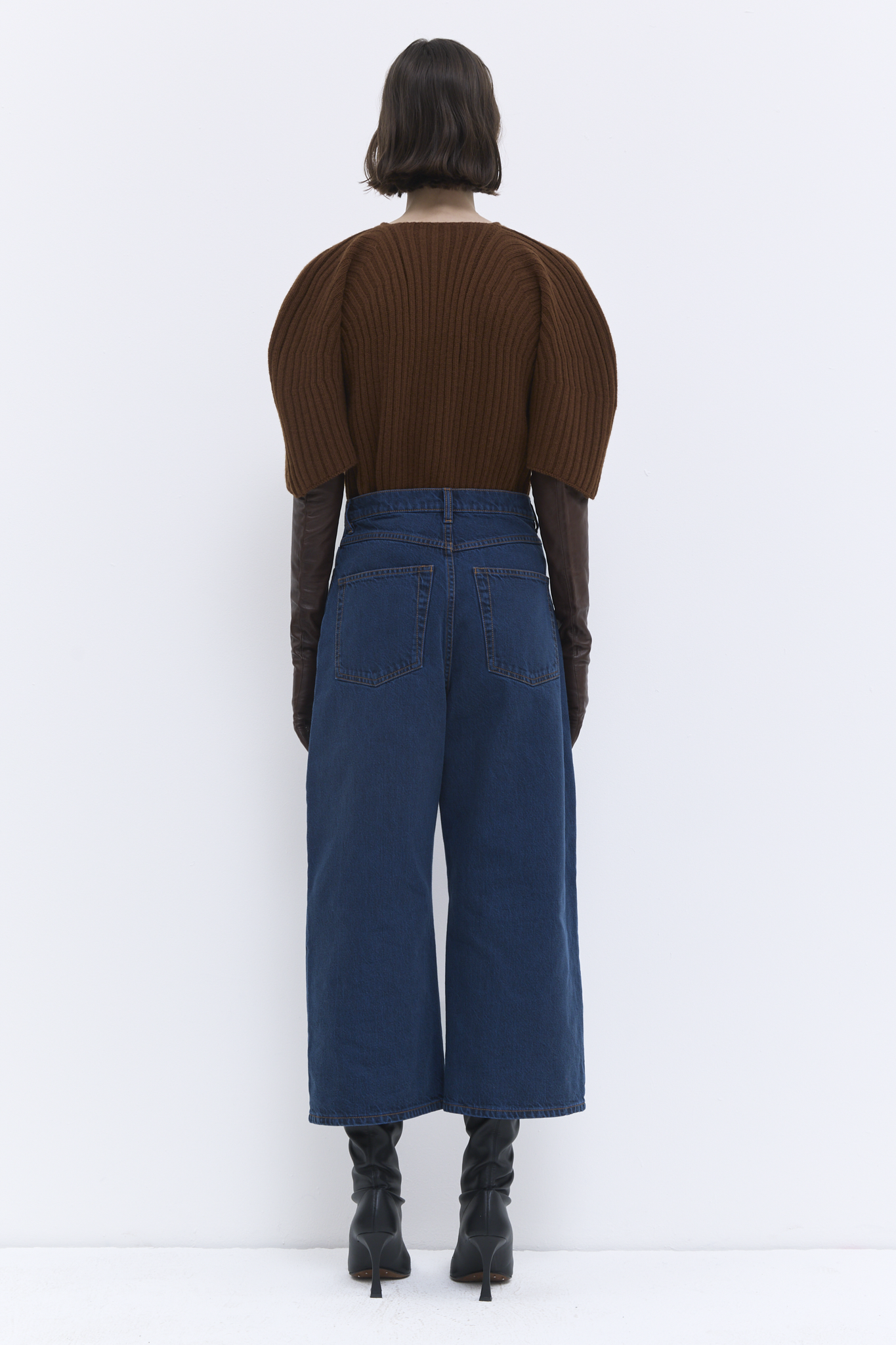Christian Wijnants - Pully wide fit cropped jeans