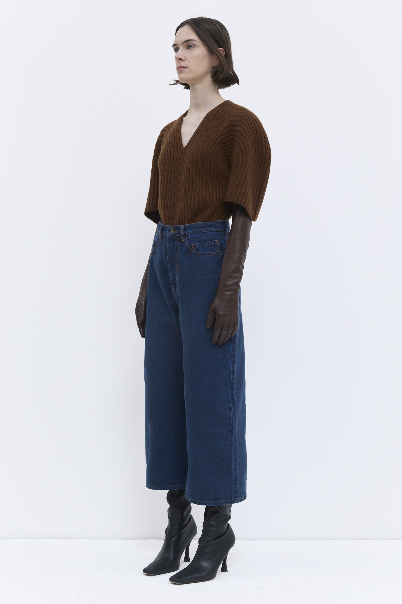 Christian Wijnants - Pully wide fit cropped jeans