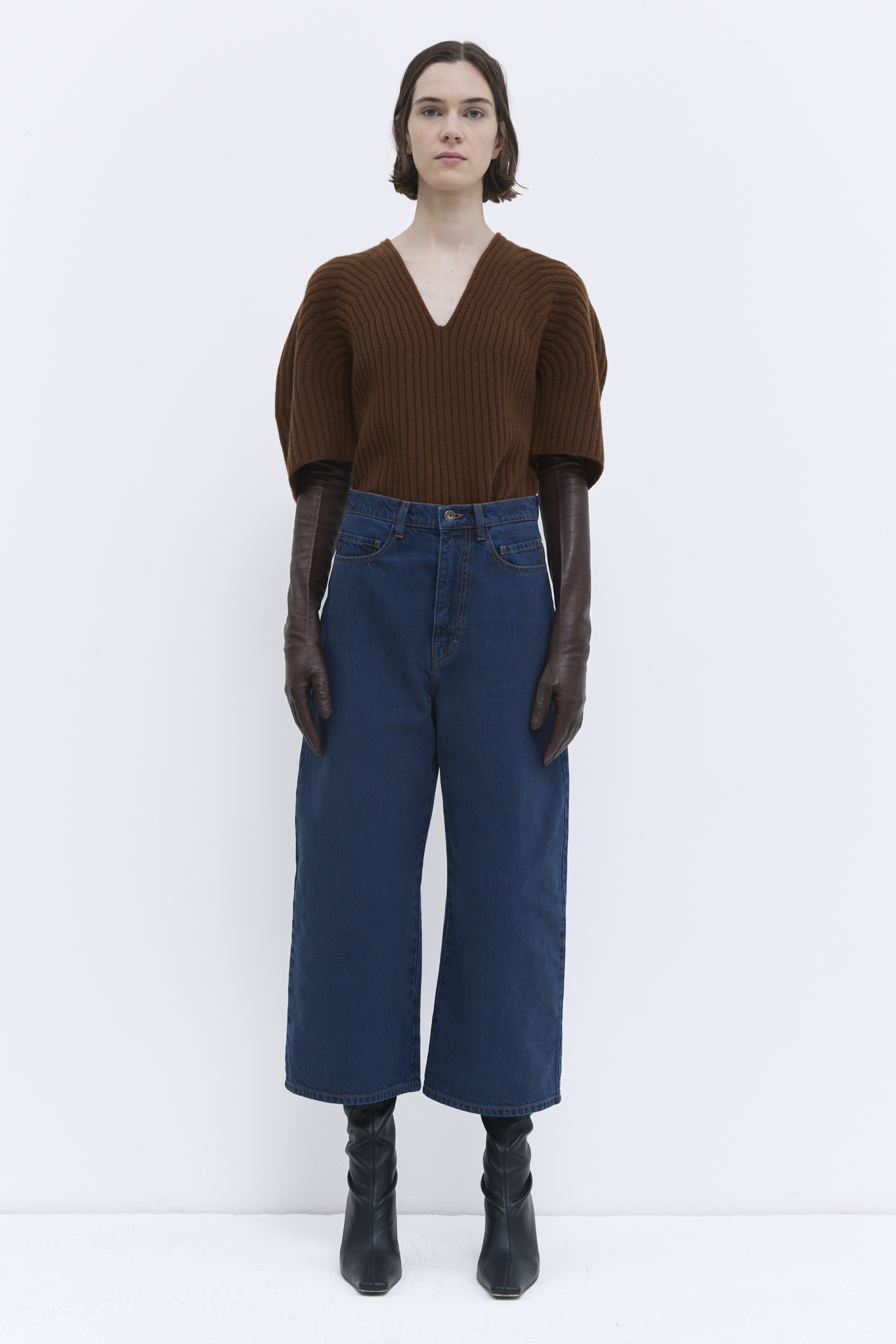 Christian Wijnants - Pully wide fit cropped jeans
