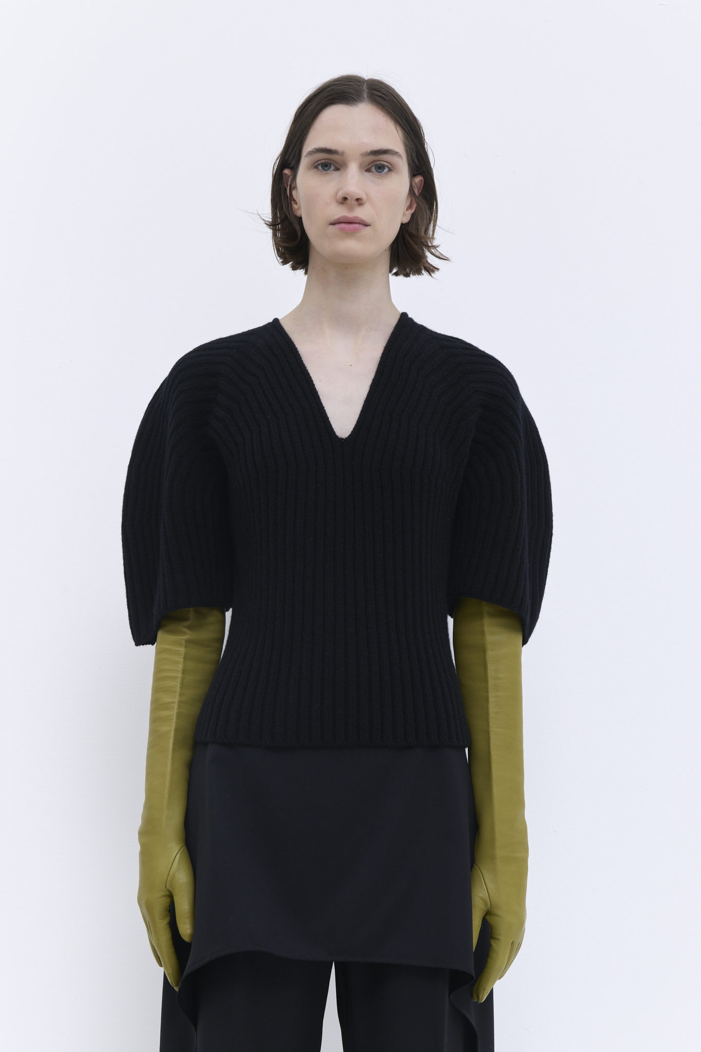 Christian Wijnants - Kisha chunky 3D rib knit top