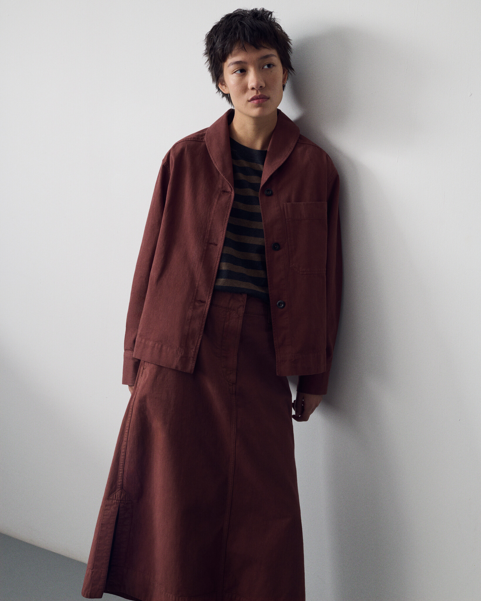 Margaret Howell - MHL shawl collar overshirt