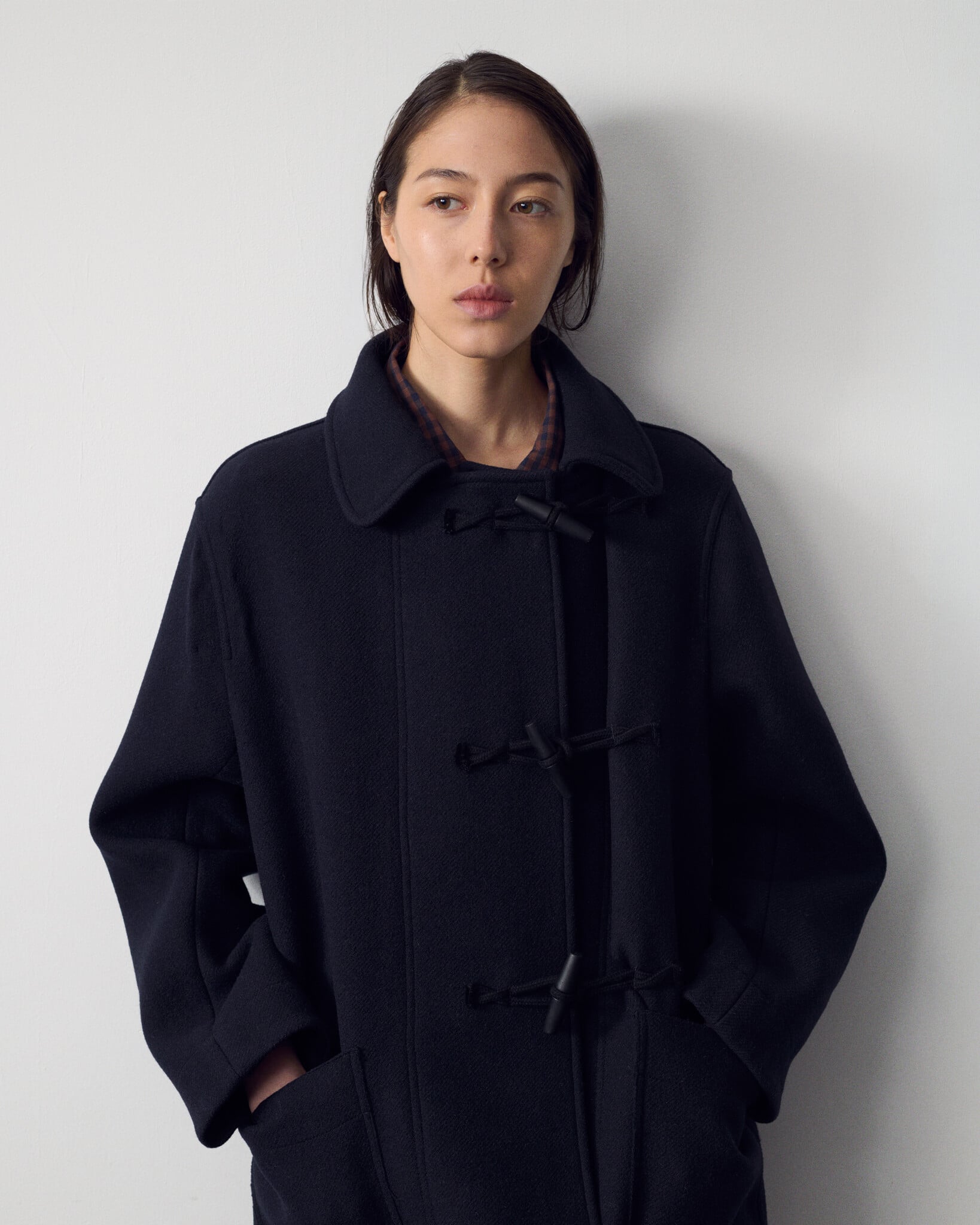 Margaret Howell - MHL offset duffle coat