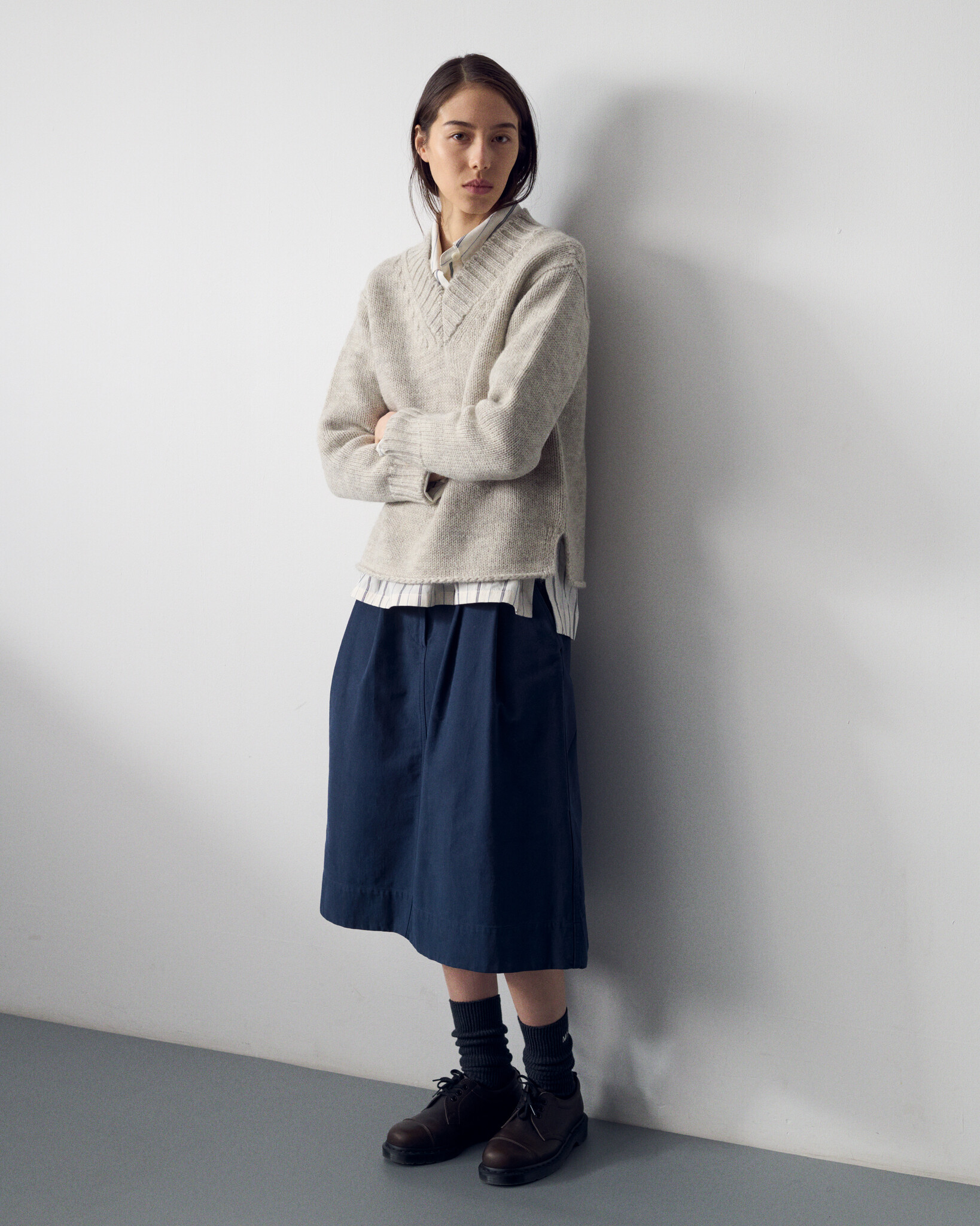 Margaret Howell - MHL X Dr Martens 3 eye shoes