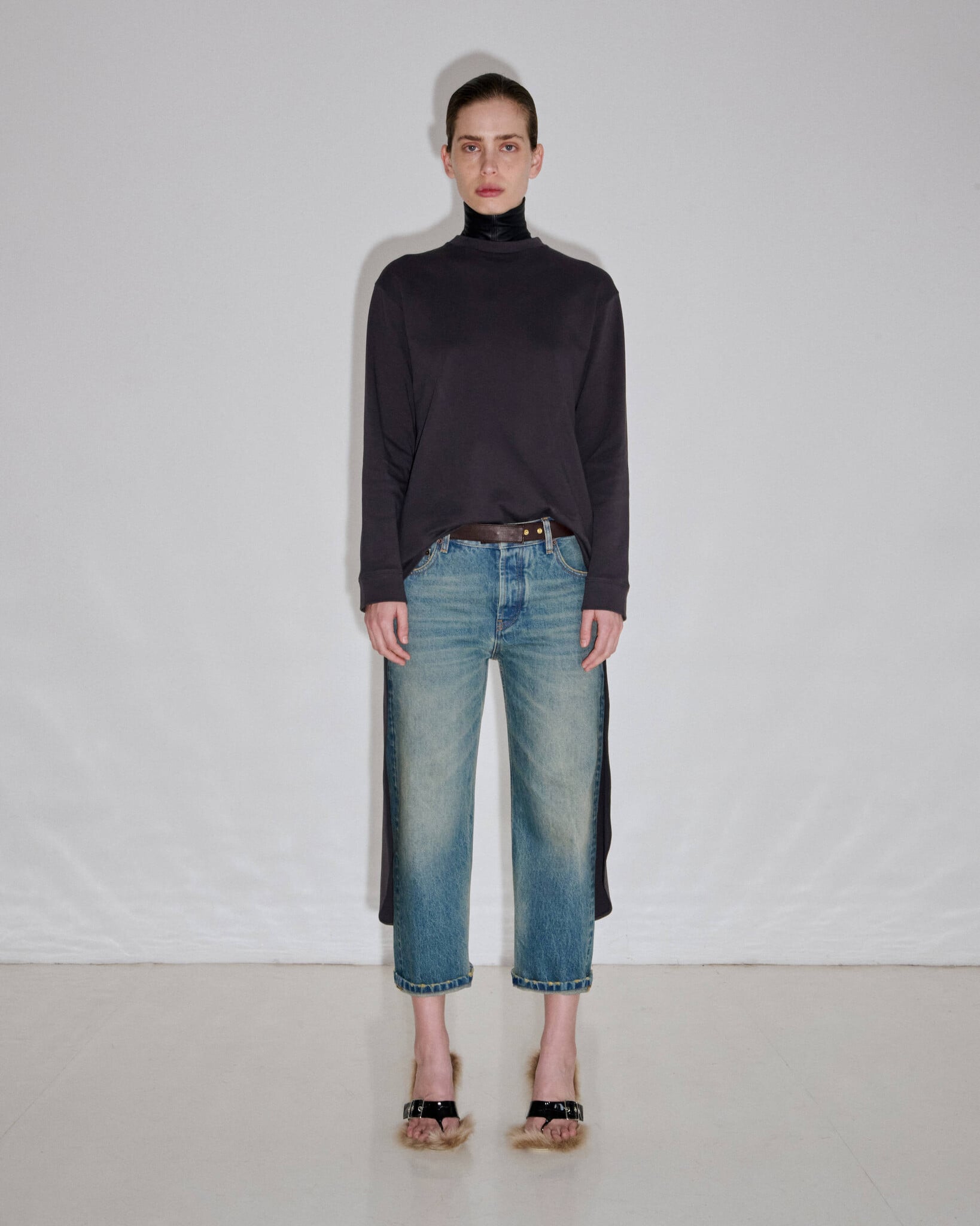 Darkpark - Lizzie cropped boyfriend denim