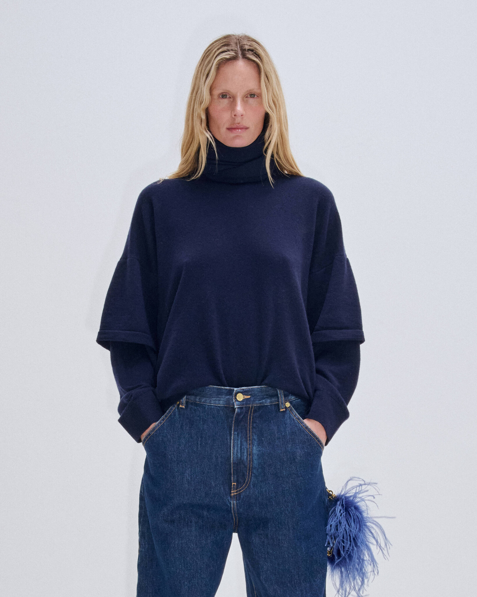 Darkpark - Troy cashmere double sleeve tee