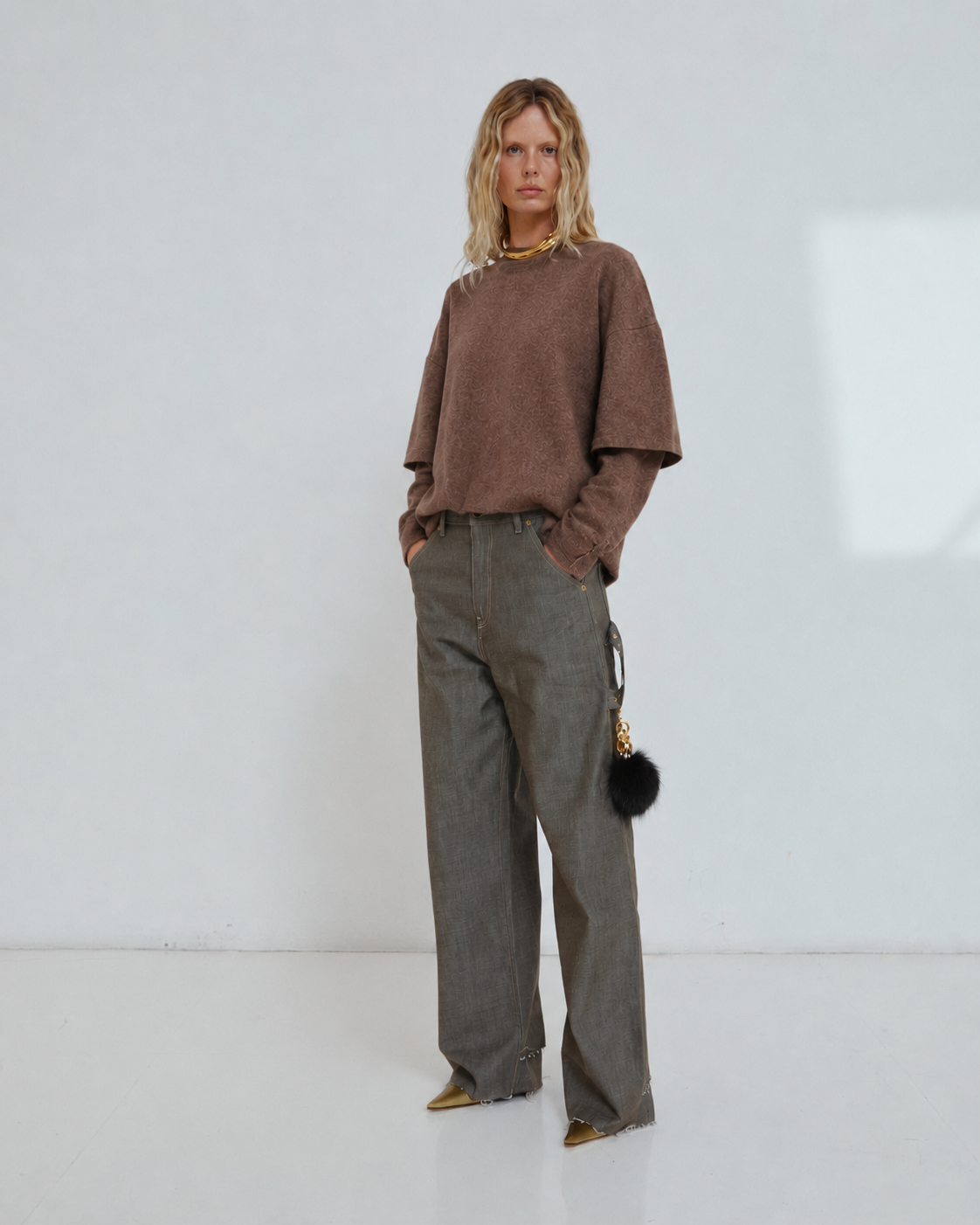 Darkpark - Troy cashmere double sleeve tee