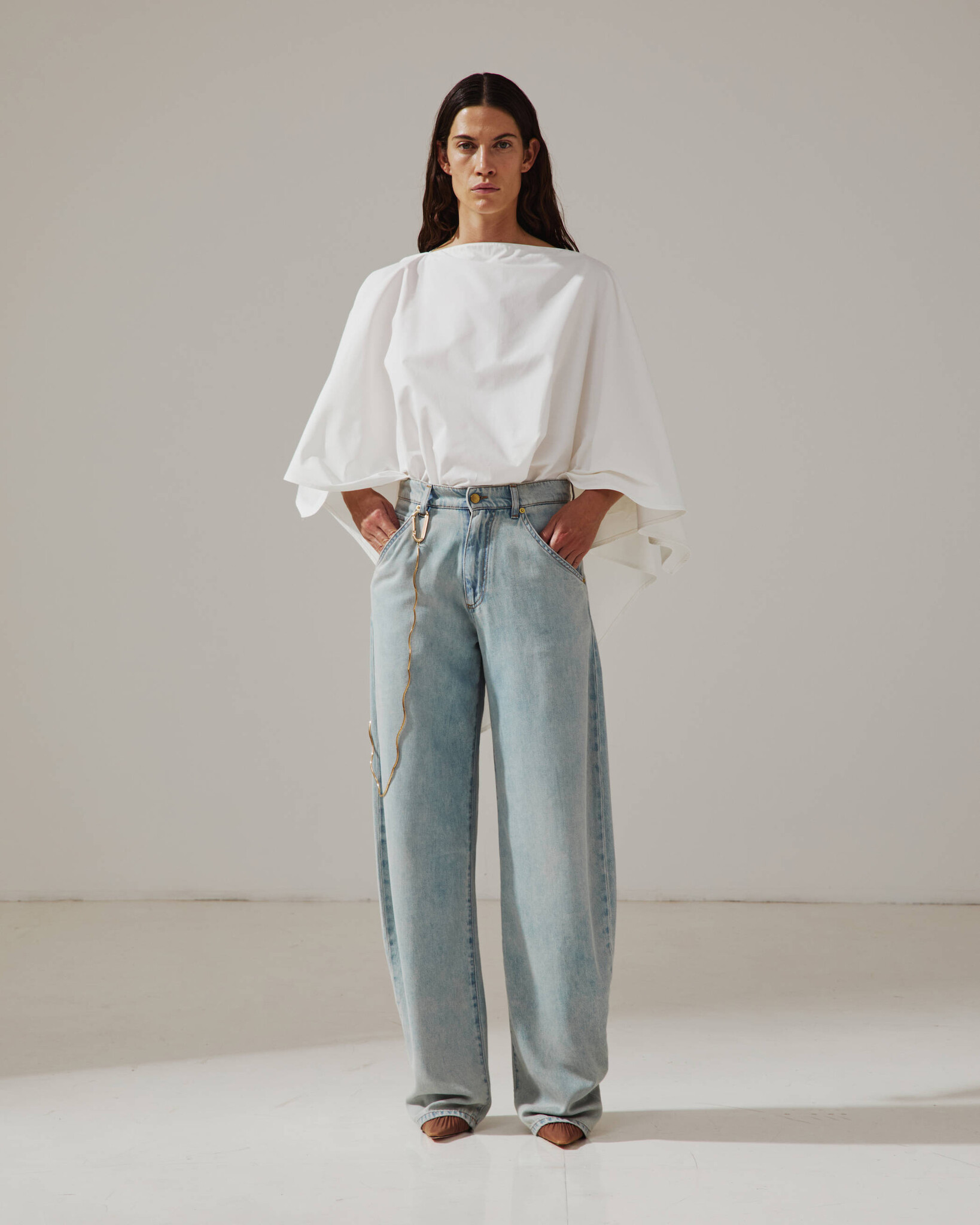 Darkpark - Khris barrel leg tencel denim