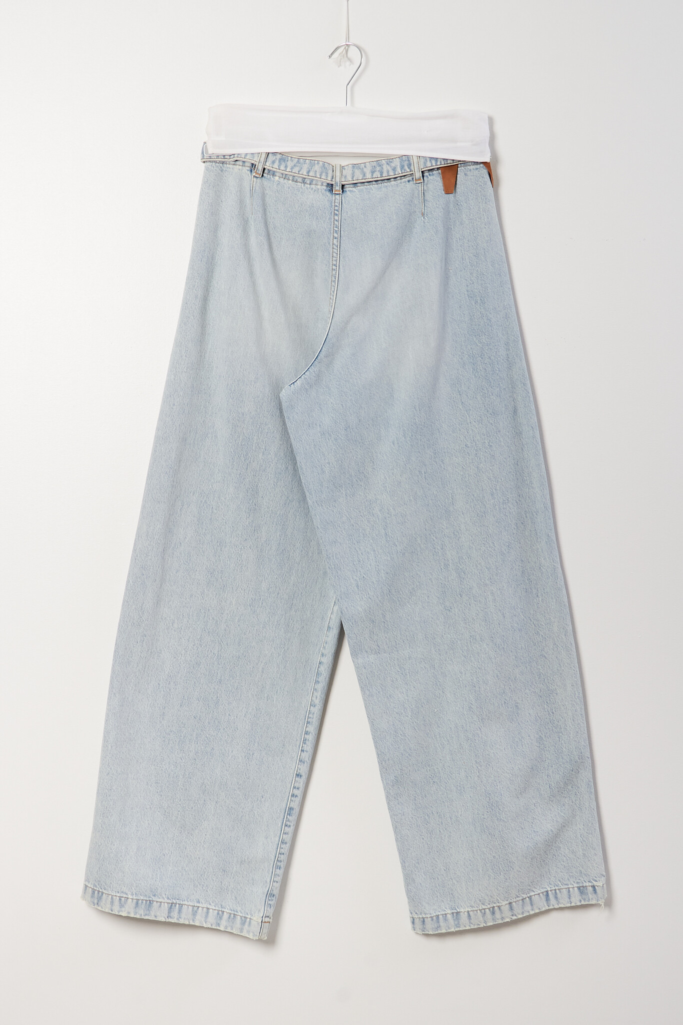 Darkpark - Gaia wide leg belt denim
