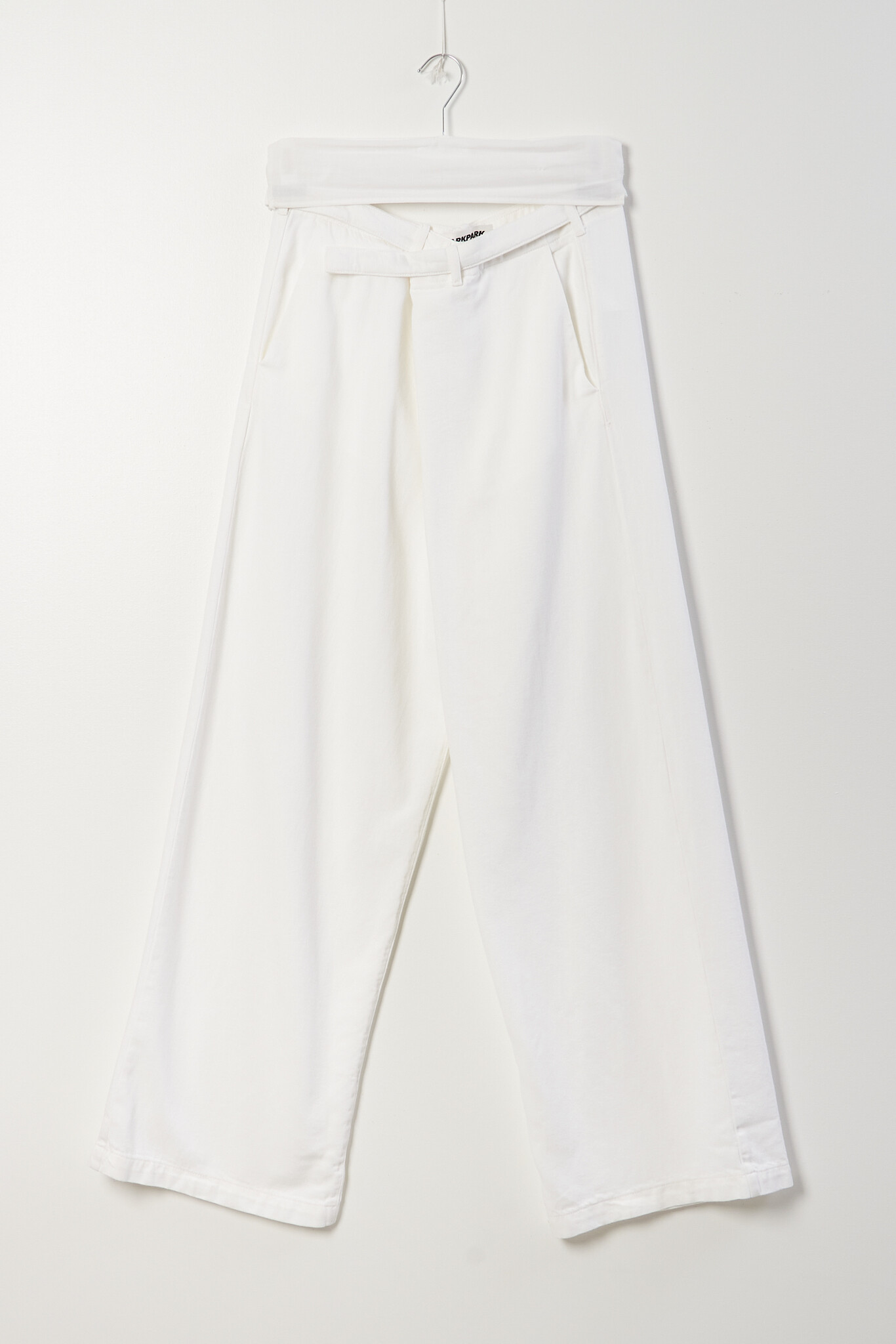Darkpark Gaia wide leg belt denim