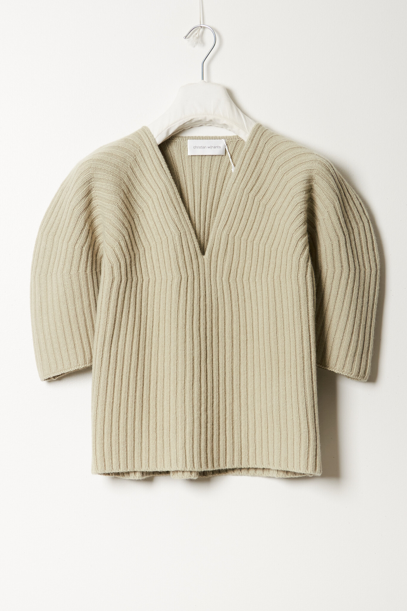 Christian Wijnants Kisha chunky 3D rib knit top