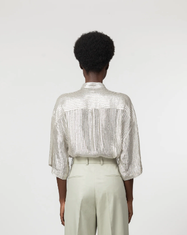 inDRESS - Leeds silk blend shirt