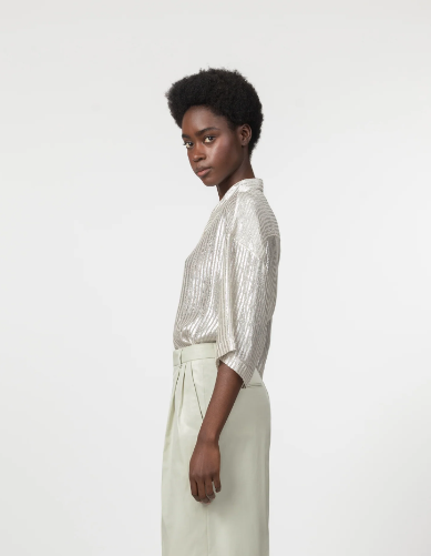 inDRESS - Leeds silk blend shirt