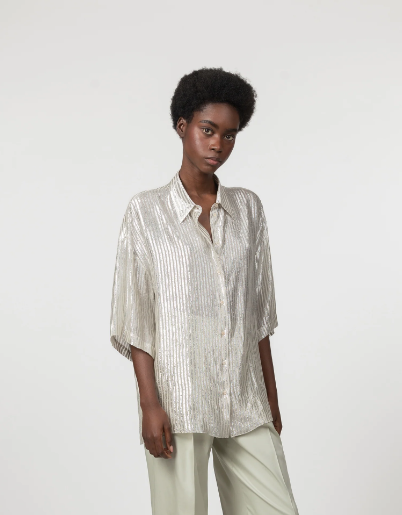 inDRESS - Leeds silk blend shirt