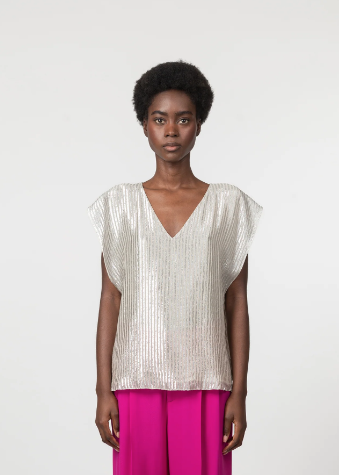inDRESS - Castleton silk blend top