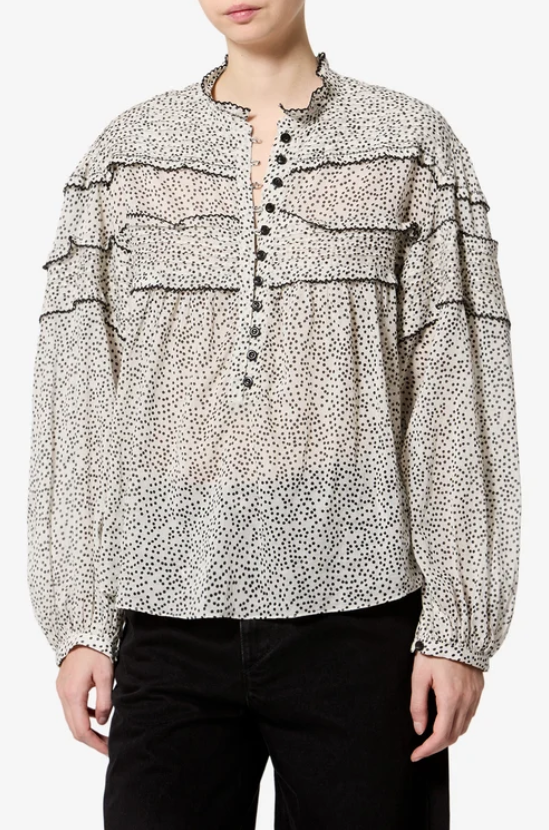 Marant Etoile - Doane printed cotton blouse