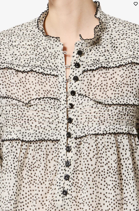 Marant Etoile - Doane printed cotton blouse