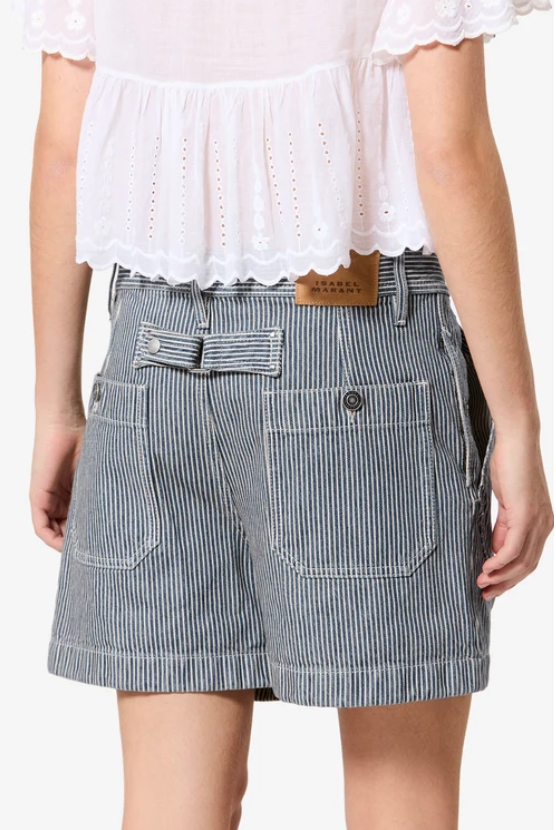 Marant Etoile - Eveja stripe shorts
