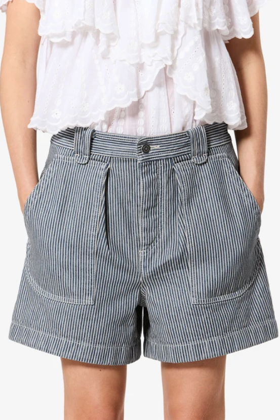 Marant Etoile - Eveja stripe shorts
