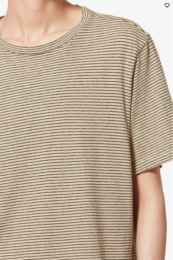 Marant Etoile - Zewel striped linen t-shirt