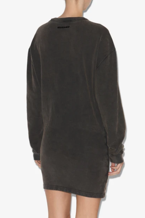 Marant Etoile - Pipper drapy sweat dress
