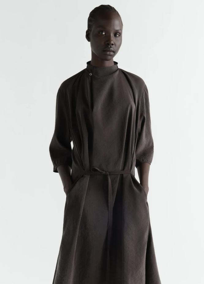 Lemaire - Soft collar dress