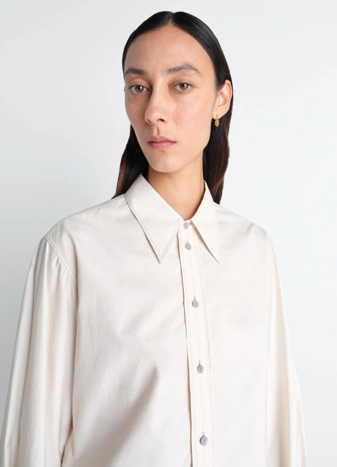 Lemaire - Pointed collar shirt