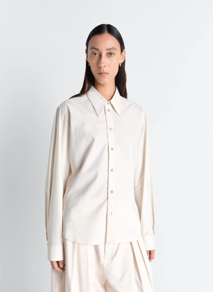 Lemaire - Pointed collar shirt