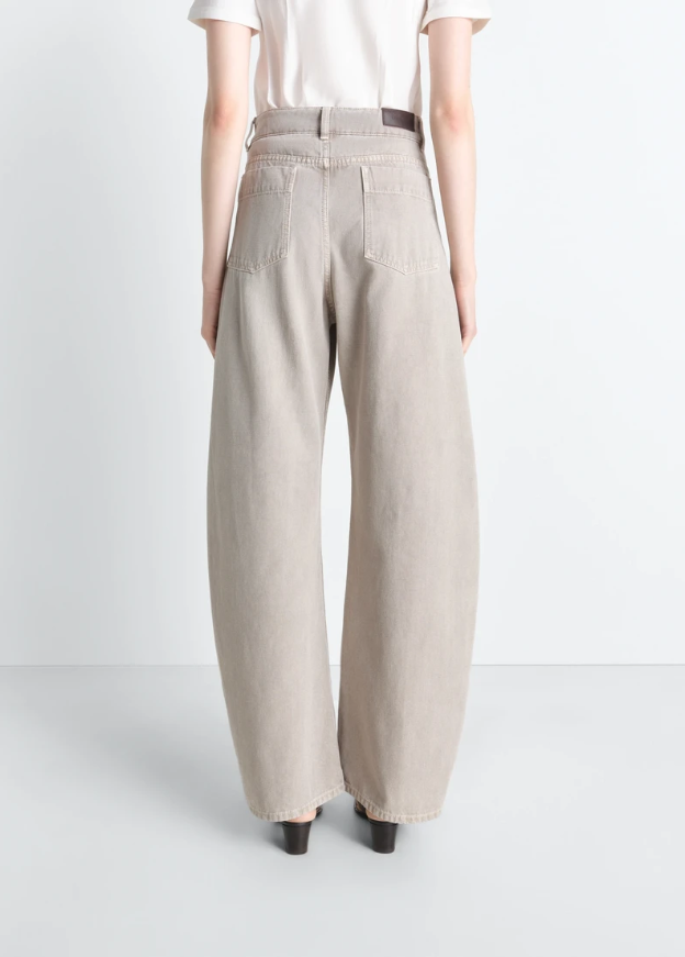 Lemaire - High waisted curved pants