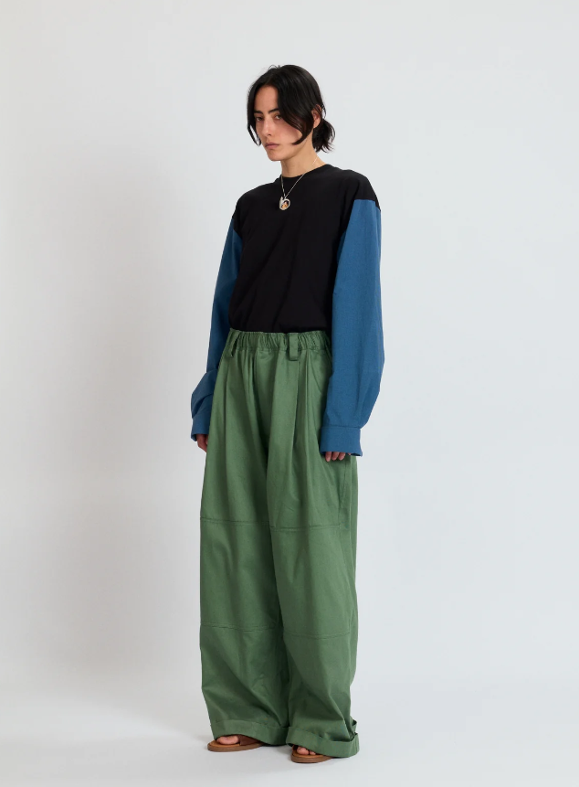 Meryll Rogge - T-Shirt with shirting sleeves