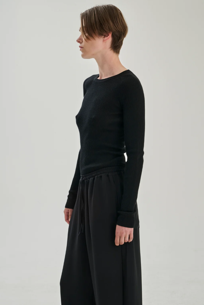 Rhea - Rhea162 rib crew merino wool