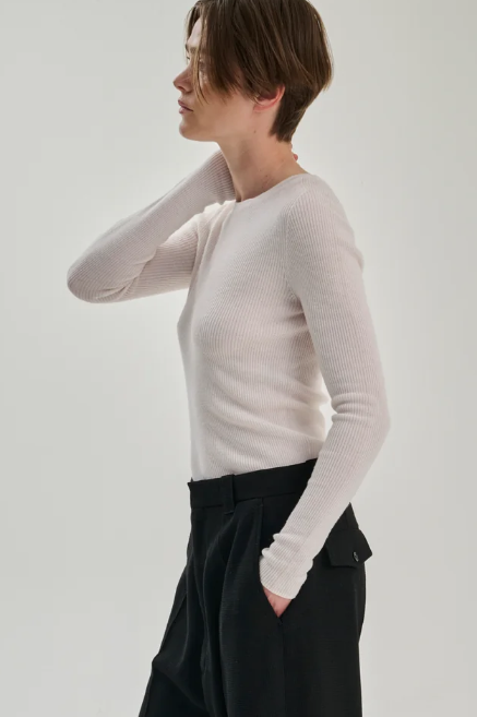 Rhea - Rhea163 rib crew merino wool