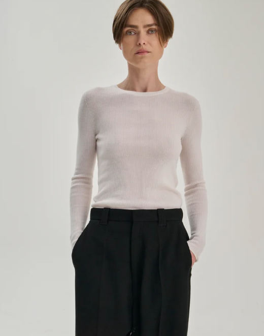 Rhea - Rhea163 rib crew merino wool