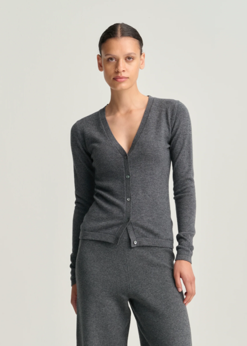 Rhea - Rhea182 wool cashmere  V cardigan