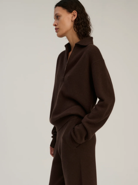 Rhea - SW0811 Zip polo cashmere