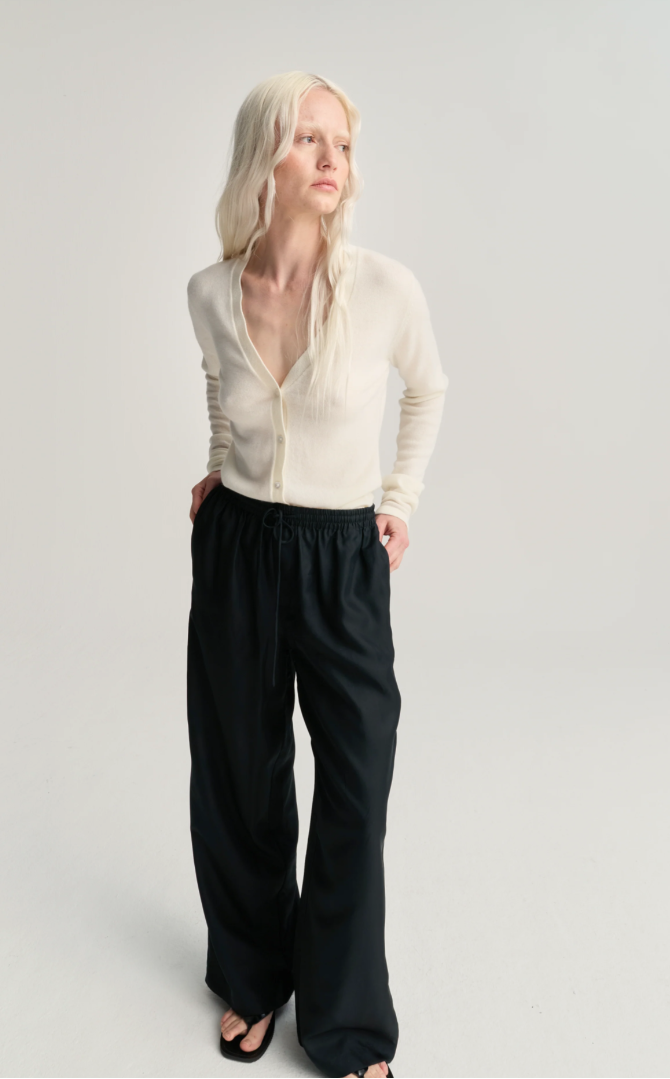 Rhea - Rhea181 wool cashmere V cardigan