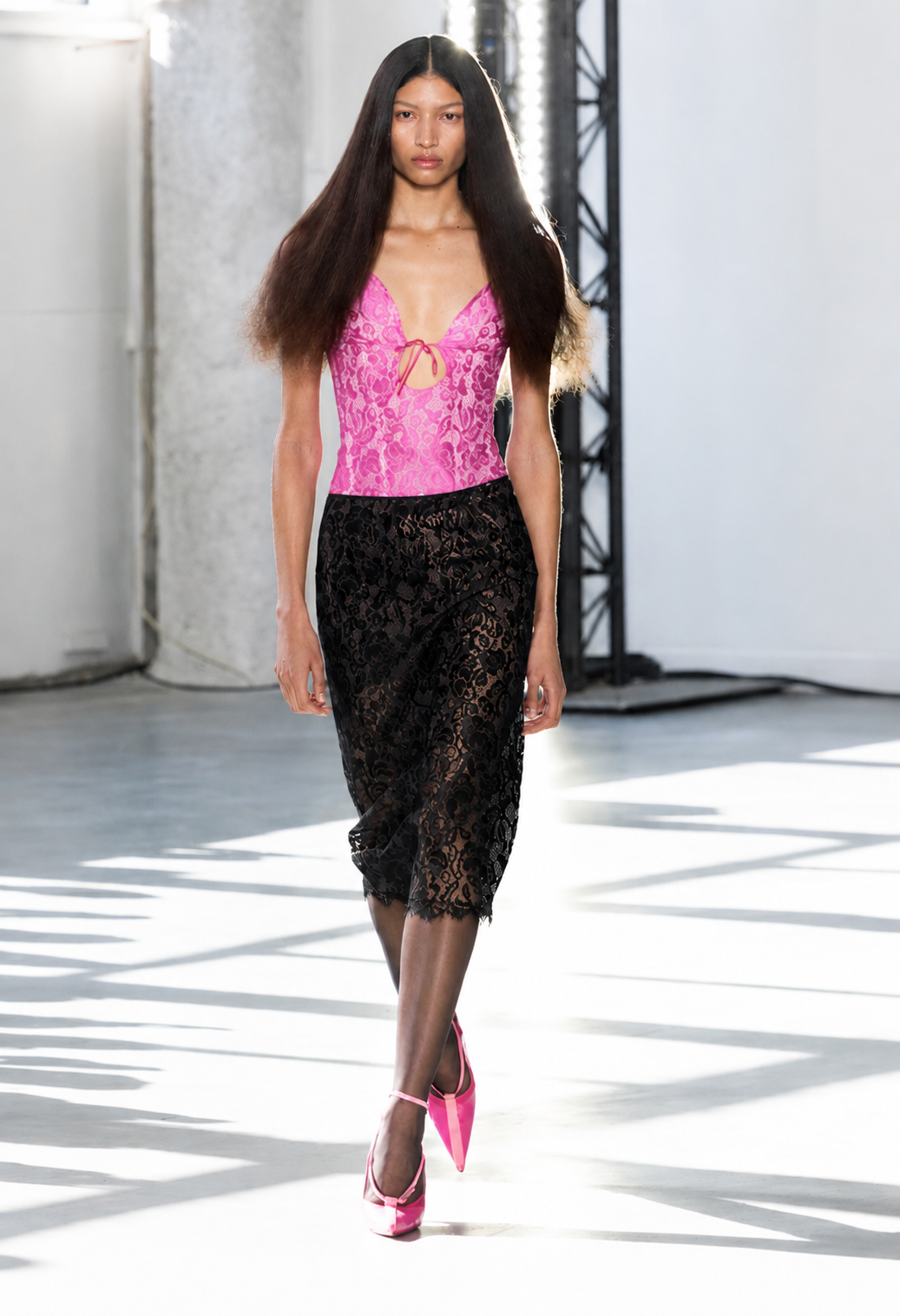 Marie Adam Leenaerdt - Lingerie skirt mesh dentelle