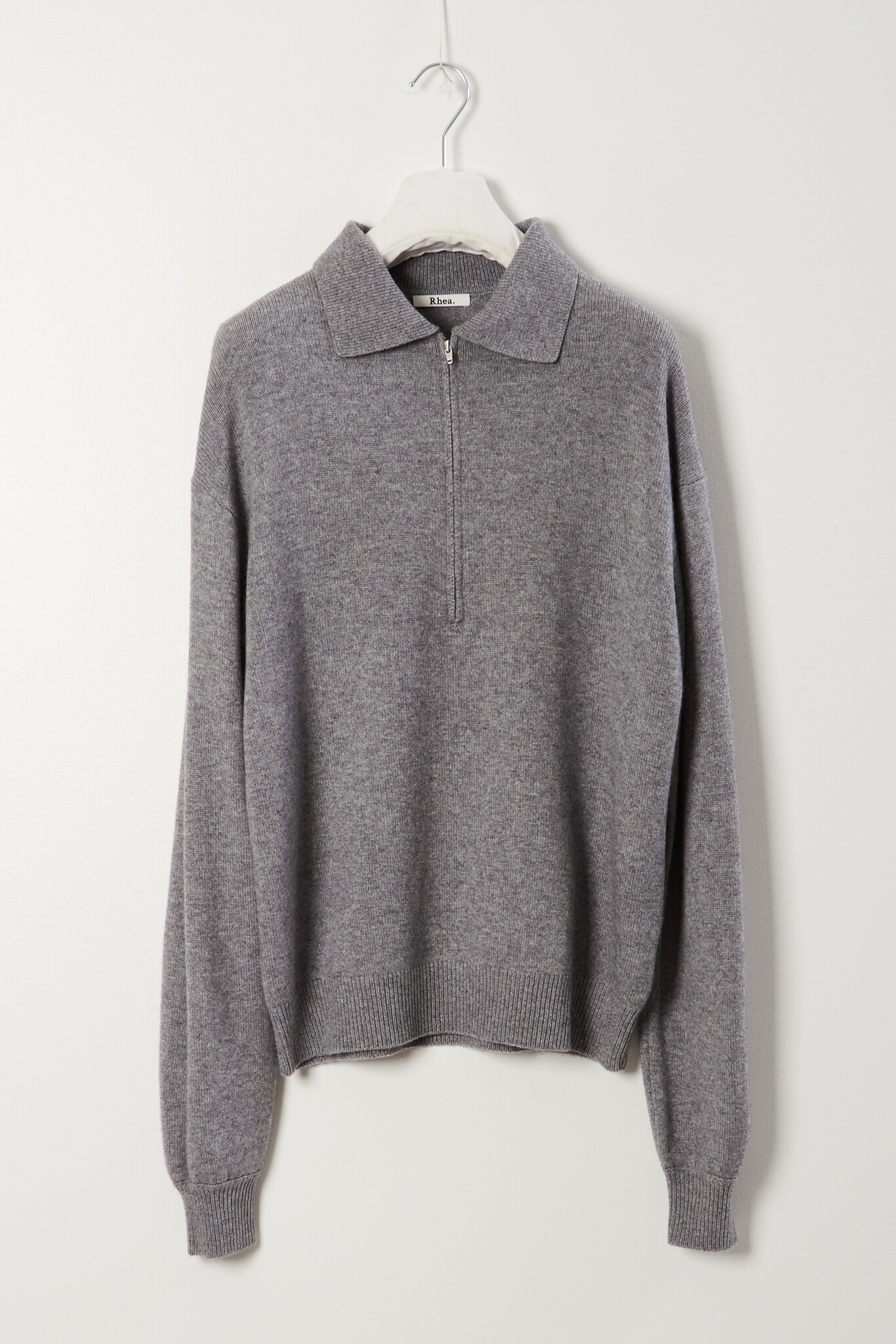 Rhea - SW0805 Zip polo cashmere